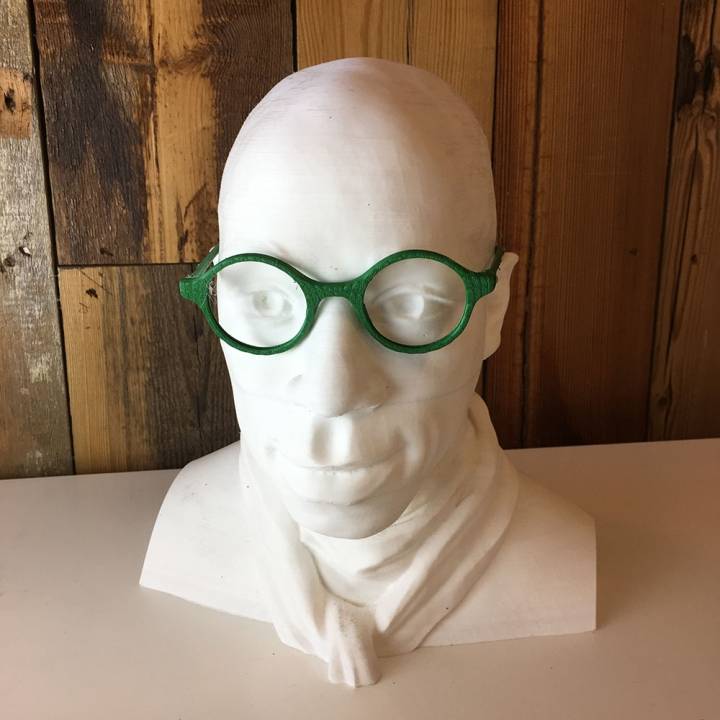 lunettes ian wright mode accessoires cadre temple jante floreon 3D print model - Mito3D