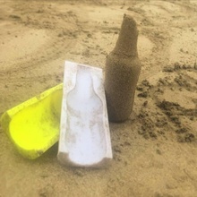 sandcastle birra bottiglia muffa giochi giocattoli sabbia neve castelli 3d print model - Mito3D