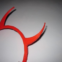 halloween devil horns & garden prop wearable 3d print model - Mito3D