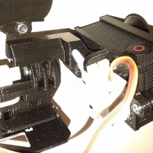2b servo gimbal gopro hero 3+ cihazlar elektronik gerçek fotoğraf video drone 3d print model - Mito3D