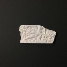 fragmento sarcófago eros celebración medallón scan antiguo arquitectura alivio 3d print model - Mito3D