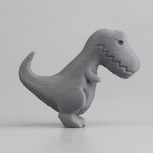 clap rex brinquedos games personagens criatura dinossauro modelo meme trex popularculture 3d print model - Mito3D