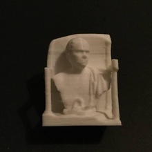 tumba hombre scan busto 3d print model - Mito3D