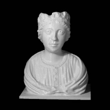 busto giovane donna scansione 3d print model - Mito3D