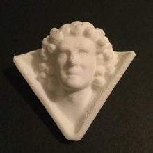 cabeza ángel scan busto hombre 3d print model - Mito3D