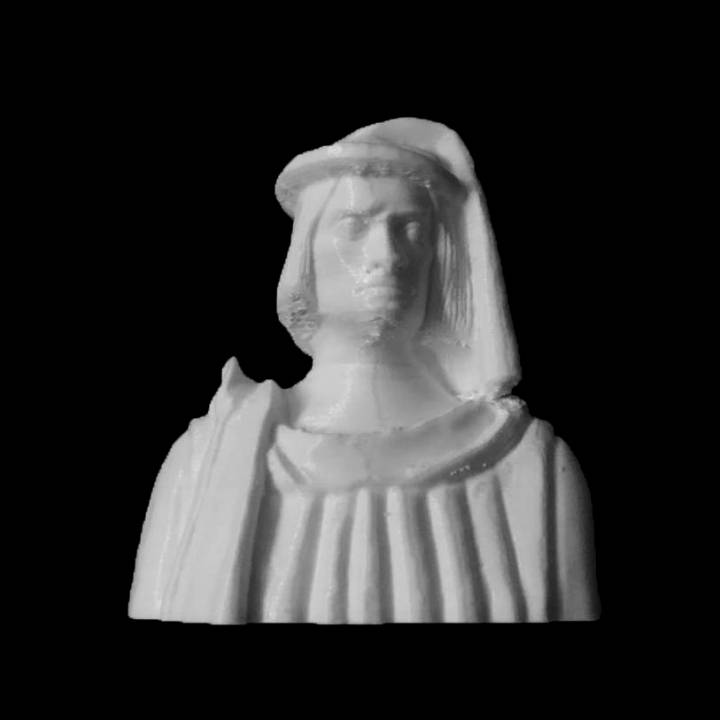 lorenzo di medici scan busto homem 3D print model - Mito3D