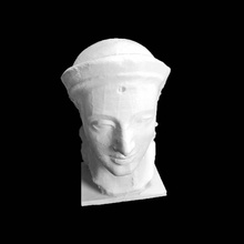 testa atena scansione antichi donna 3d print model - Mito3D