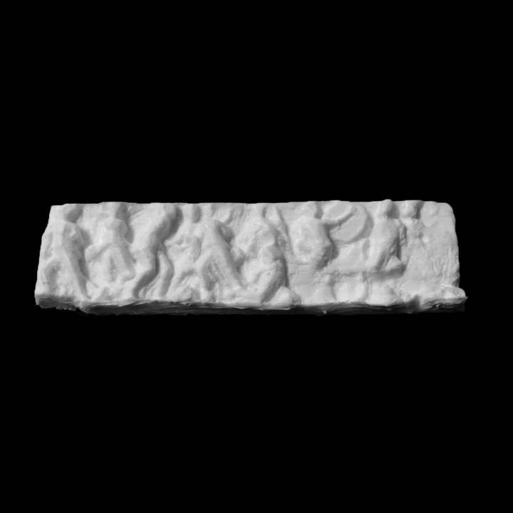 lahit duvar achilles ada sycros tarama antik mimarlık rahatlama 3D print model - Mito3D