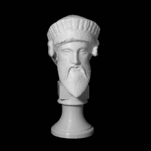 cabeza zeus scan busto hombre 3d print model - Mito3D