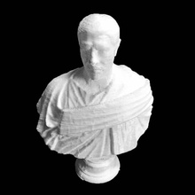 portrait emperor philip arab scan bust man 3d print model - Mito3D