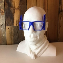 articulated glasses ian wright fashion & accessories mechanical sport kinetic jewellry ianwright eyeware makeitwright 3d print model - Mito3D