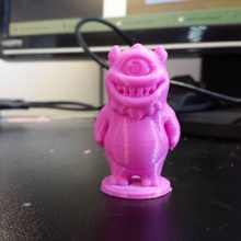 deviant murdock fan art criatura lindo escritorio estatuilla monster juguete desviado 3d print model - Mito3D