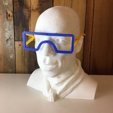 designitwright voce moda accessori design occhiali vista floreon 3d print model - Mito3D