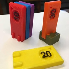 game chips tabletop 3d print model - Mito3D