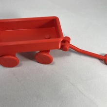 pla pva red wagon Spielzeug Spiele Wagen dualextrusion 3d print model - Mito3D