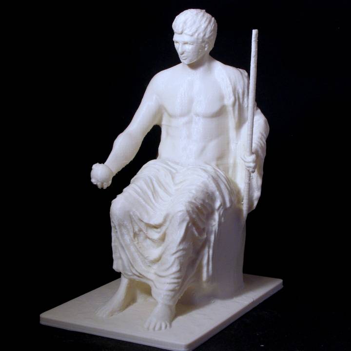 statue augustus jupiter scan man fullbody 3D print model - Mito3D