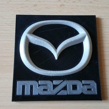 madza logo fan art car mazda 3d print model - Mito3D