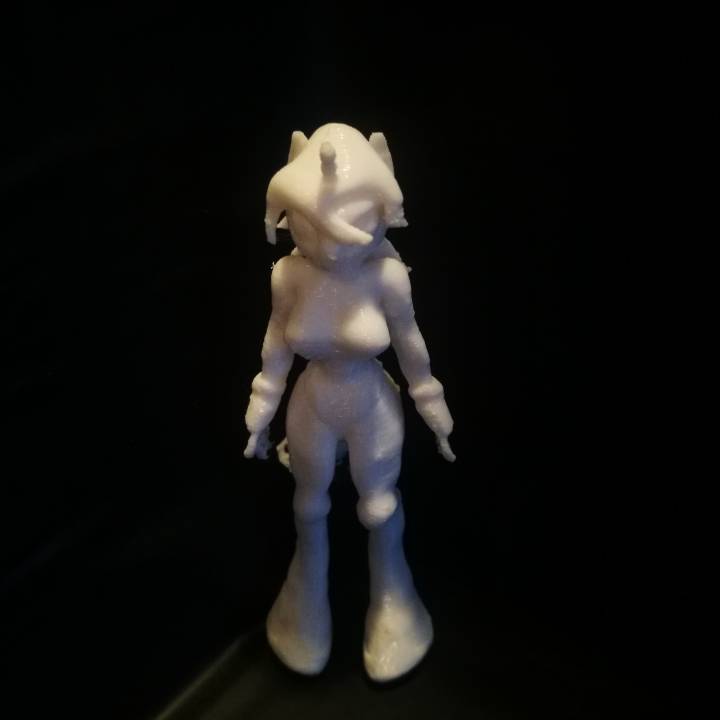 creature woman 3D print model - Mito3D