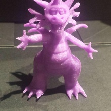 xenorf dragón fan art 3d print model - Mito3D