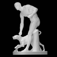 hunter dog collezione lincoln regno unito scansione scultura bronzo marmo hunteranddog raccolta 3d print model - Mito3D