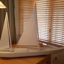 mastros moderno barco vela opcional brinquedos games 3d print model - Mito3D