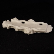 table décoré serpents divinités portant navires jaillir ruisseaux d'eau numérisation antique objet 3d print model - Mito3D