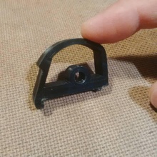 black decker sección reemplazo pierna clip 3dspareparts piezas repuesto compañero 3d print model - Mito3D