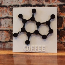 café molécula educación art 3d print model - Mito3D
