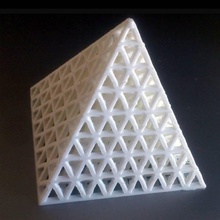 pirámide mania educación art geometría pirámides 3d print model - Mito3D