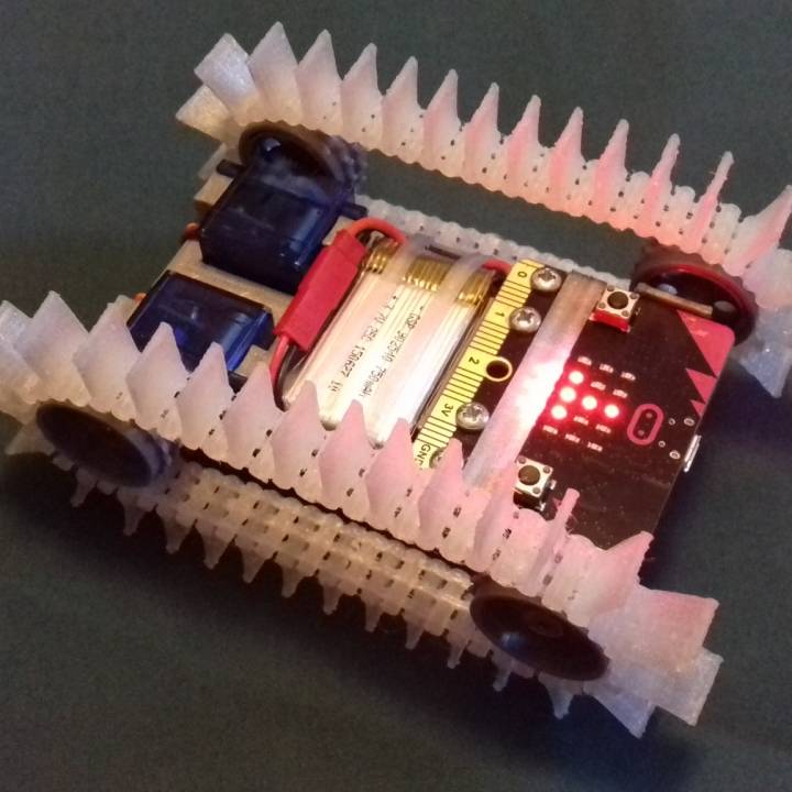 microbit rover education 3D print model - Mito3D