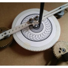 spiro máquina educación dibujo espirógrafo 3d print model - Mito3D