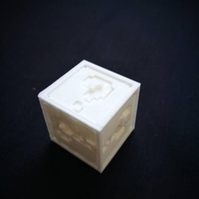 mario cube toys & games nintendo display videogames deskornament 3d print model - Mito3D