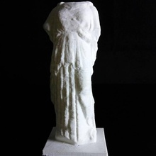 estatua artemisa prenda vestir scan mujer cabeza 3d print model - Mito3D