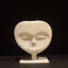 ekuk maschera africana idolo scansione 3d print model - Mito3D