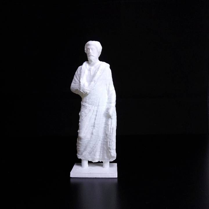 portrait statue ruler gorgippia scan man fullbody 3D print model - Mito3D