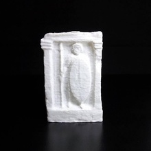 grave stele warior lancia scudo scansione uomo shield spada fullbody 3d print model - Mito3D