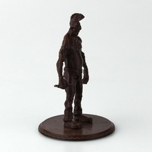 mohawk Chief fan Kunst Skulptur americanindian 3d print model - Mito3D