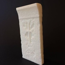 decorative scan cross abstract 3d print model - Mito3D