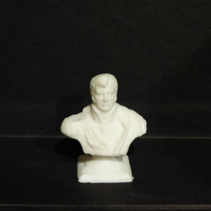 buste alexei yermolov numérisation 3D print model - Mito3D