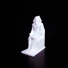 khafre enthroned scan man fullbody 3d print model - Mito3D