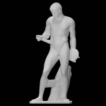 discophorus scan hombre atleta fullbody 3d print model - Mito3D