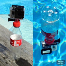 gopro camera bottle cap buoyancy adapter upcycling cleverdesign 3d print model - Mito3D