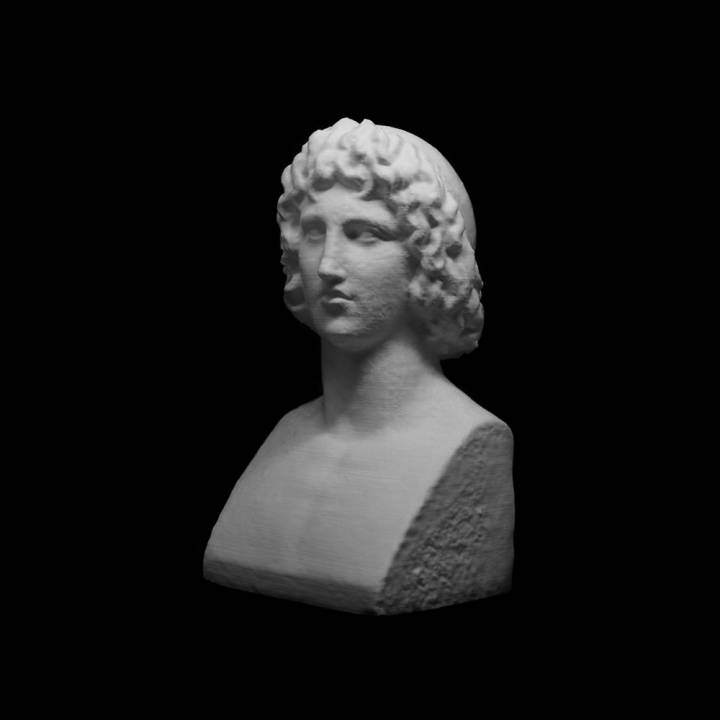 alexander macedonia scan busto hombre 3D print model - Mito3D