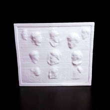 relief Porträts trajan ' column scan Kopf Frau 3d print model - Mito3D