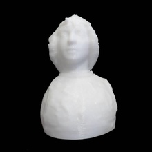 retrato menino capacete armadura scan busto homem 3d print model - Mito3D