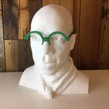 designitwright - flips v02 product design social media flip-able spectacles open frames fashion & accessories contest glasses eyewear socialmedia flip trendy ianwright wright nearsighted flipping near-sighted carylucier justwright flippable upside-down 3d print model - Mito3D