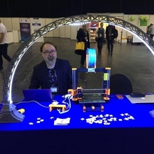 led ponte lâmpada universal segmento jardim 3d print model - Mito3D