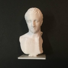 marble bust youth scan 3d print model - Mito3D