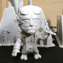 hellboy chibi fan art movie toy zbrush comic animation fanart 73ck blender3d sculptris modo b3d 3d print model - Mito3D