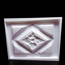 square wood relief mould scan architecture contemporary 3d print model - Mito3D